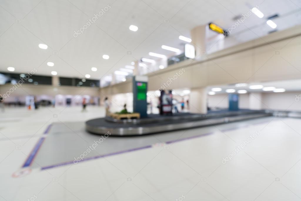 Blurred Bokeh Background Of Baggage Claim Belt Area In Arrival Zone Of An Airport Stock Photo C Beer5020 Gmail Com 119237852