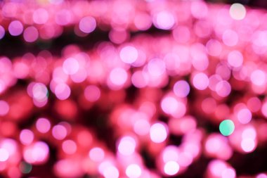 Bokeh pembe şenlikli ışıklar
