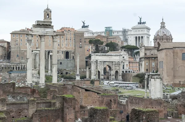 Fórum imperial roma palatino — Fotografia de Stock