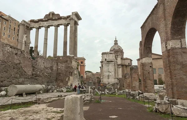 Fórum imperial roma palatino — Fotografia de Stock