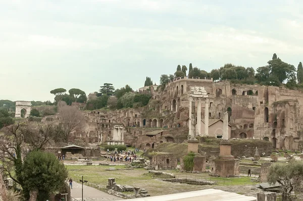 Fórum imperial roma palatino — Fotografia de Stock