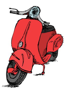 Scooter motosiklet Vespa