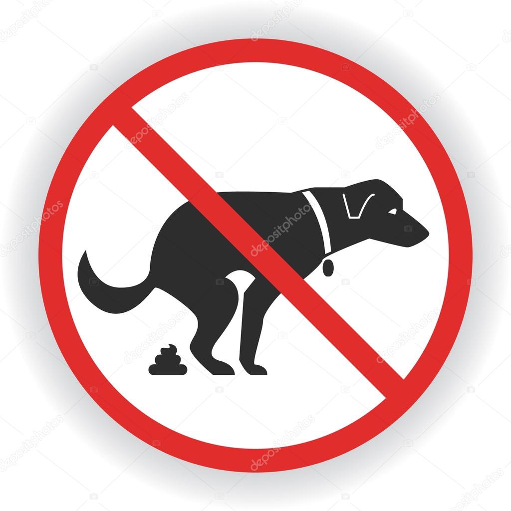 No Dog Poop Sign