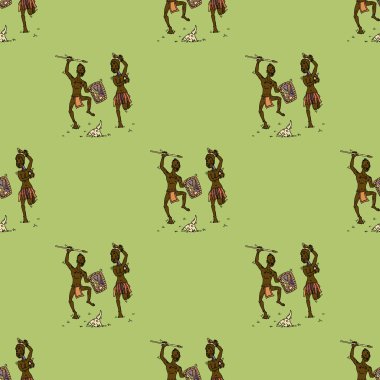 Afrika insanlar dans