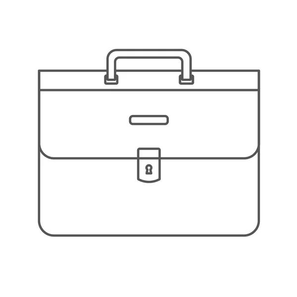 Umrisse von Bürotaschen — Stockvektor