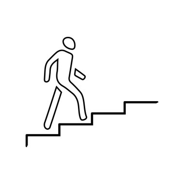 Merdivenlerden yukarı simgesi