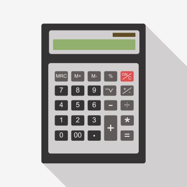 Hesap makinesi vektör simgesi