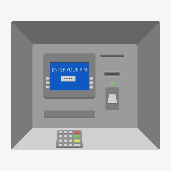 Ikon mesin ATM - Stok Vektor