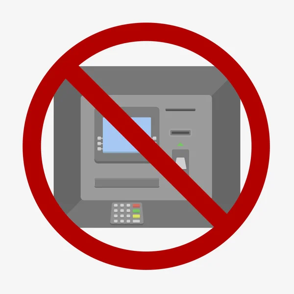 Ikon mesin ATM - Stok Vektor