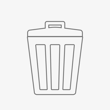 çöp kutusu simgesini