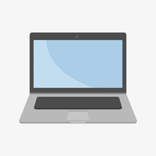 Pictogram van de illustratie van de laptop — Stockvector