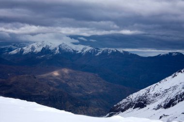 And Dağları 'ndaki Nevada Dağlık Bölgesi Şili Noel atmosferiyle