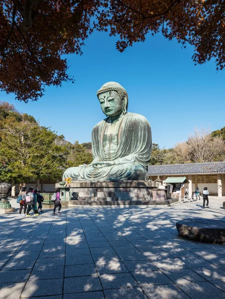 Daibutsu - a nagy buddha kotokuin templom, Kamakura, Japán — Stock Fotó