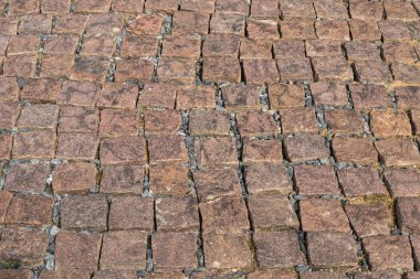 Granit cobblestoned döşeme arka planı 