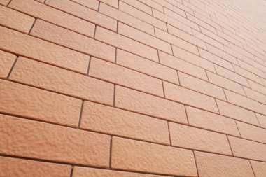 Yeni tuğla duvarın arkaplanı