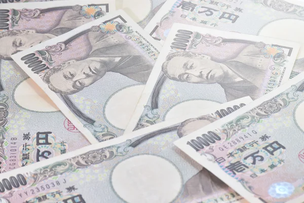 日本的日元 10000 日元的纸币 — 图库照片