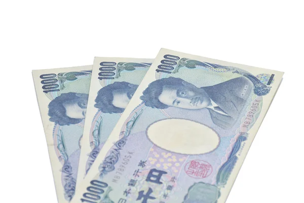 Notas do iene japonês 1000 ienes — Fotografia de Stock