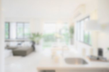 modern yemek odası iç görüntü bulanıklığı.