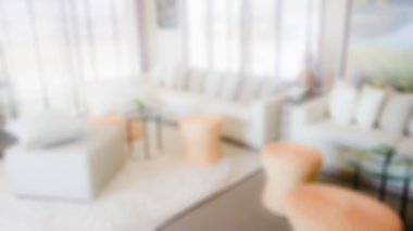 Modern oturma odası bulanık görüntü