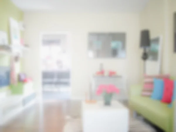Sfocare sfondo interno soggiorno — Foto Stock