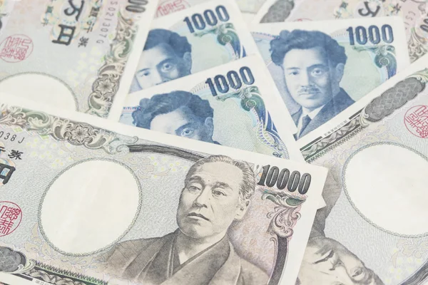 Зверніть увагу, 10000 Японська ієна — стокове фото