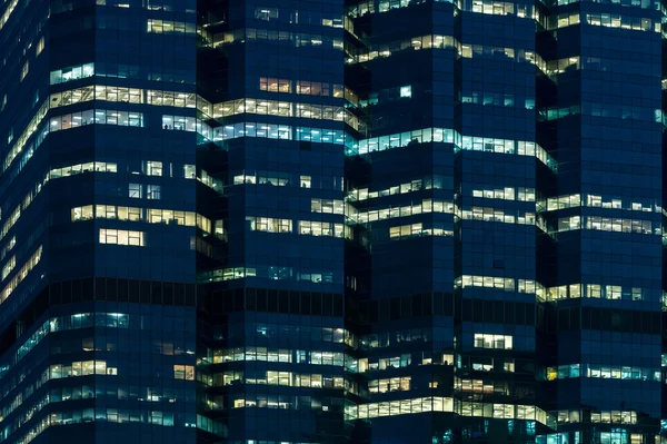 Office building at night — Stock Photo, Image