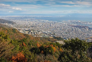 Görünüm: Mt. Ma Kansai bölgesinde birkaç Japon şehirler