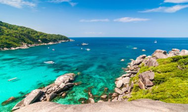 tropikal plaj, similan Adaları, andaman Denizi, Tayland