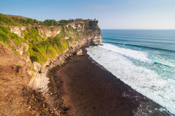 Coast at Uluwatu temple, Bali, Indonesia