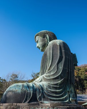 Daibutsu - büyük Buda Kotokuin tapınağın Kamakura, Kanagawa, Japonya