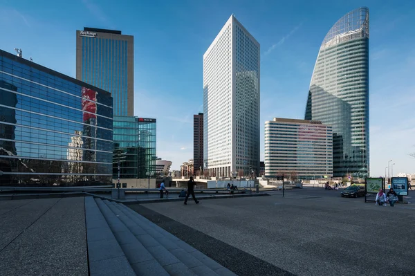 Skyscrapers in business district of La Defence.Paris — Stock Photo, Image