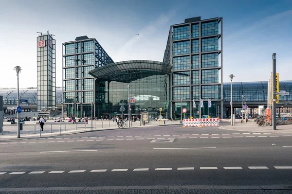 Berlin Hauptbahnhof or Berlin Central Station day view — Stock Photo, Image
