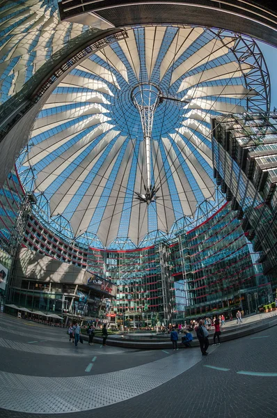 Roof dome of Sony Center in Berlin — Stock Photo, Image