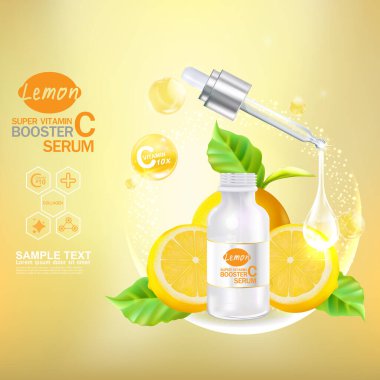 Cilt Kavramı için Kolajen Limonu ve Vitamin