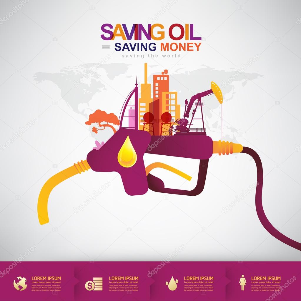 Saving oil saving money