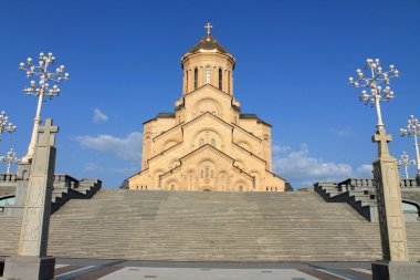 Kutsal trinity Katedrali Tiflis, Gürcistan.