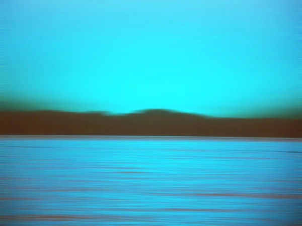 Blurred blue sunset — Stock Photo, Image