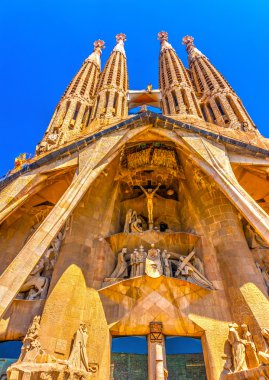 Ünlü Sagrada Familia Kilisesi ayrıntılar.