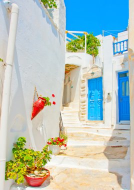 Güzel taş yol yaptı