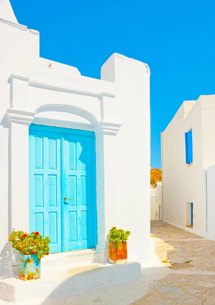 美しい青いドア — ストック写真
