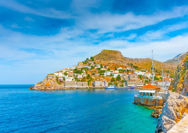 The nautical club of Hydra island — Stock Photo, Image