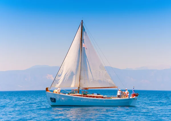 Drewniane łódź grecki (Kaiki) — Zdjęcie stockowe