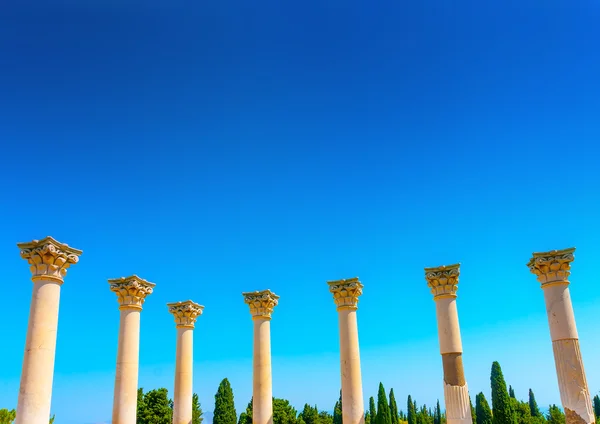 Columnas antiguas en Asclepium — Foto de Stock