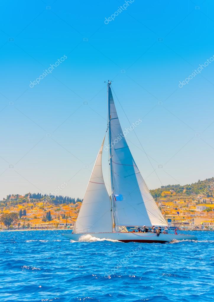 Racing Sailing Boat Stock Photo Image By C Nikos Psychogios Imagin Gr Racing Sailing Boat Stock Photo Image By C Nikos Psychogios Imagin Gr