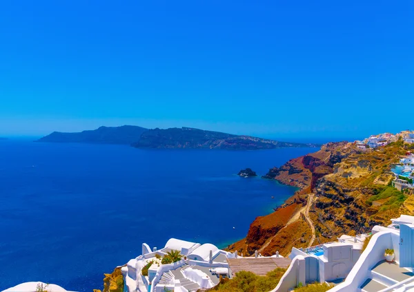 Blick vom Land auf das Meer — Stockfoto