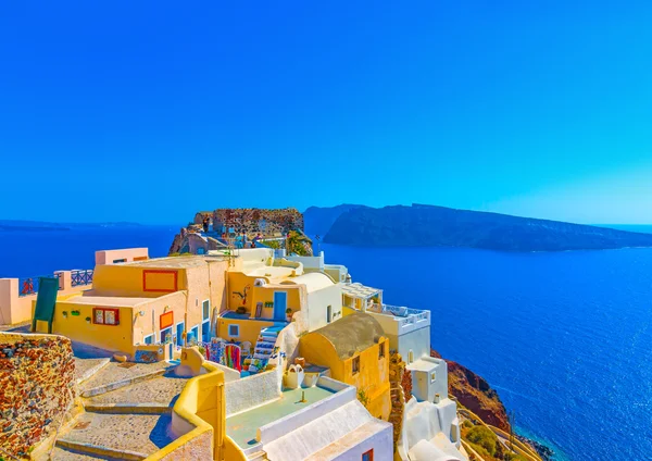 Den vackraste byn Santorini island — Stockfoto