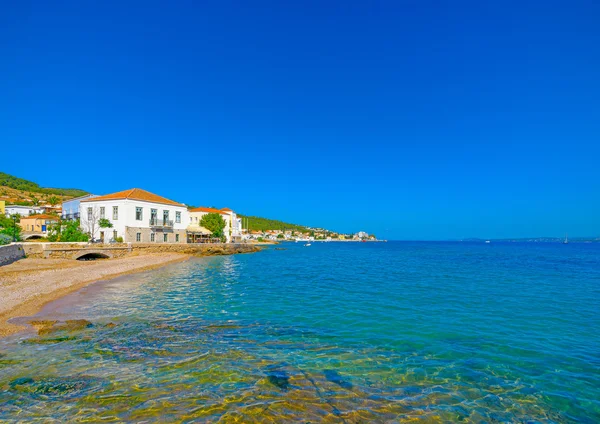 View from the main town on seashore — Stock Photo, Image