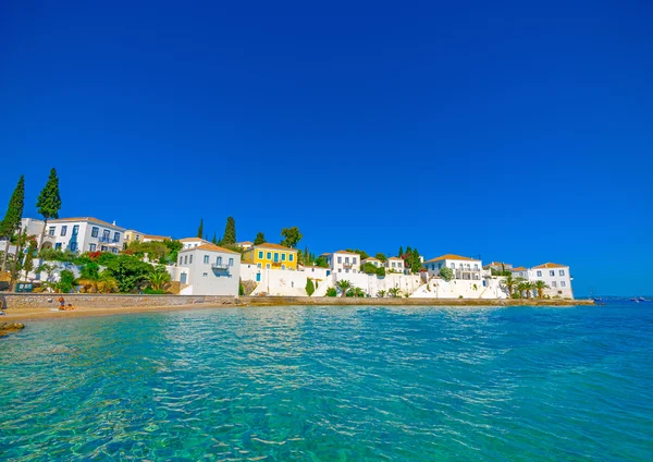 Spetses ana şehir görünümünü
