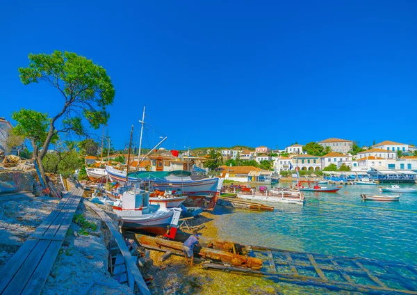 El viejo puerto de Spetses —  Fotos de Stock