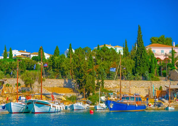 Starý přístav na ostrově Spetses — Stock fotografie